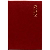 COLLINS DIARY A53 RED WEEK TO VIEW EVEN YEAR