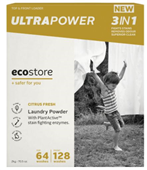 ECOSTORE ULTRA POWER CITRUS FRESH 3 IN 1 LAUNDRY POWDER 2KG