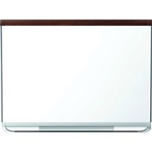 QUARTET PRESTIGE2 MAGNETIC WHITEBOARD 895 X 635MM MAHOGANY FRAME