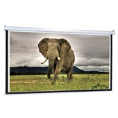 BOYD VISUALS PROJECTION SCREEN 1610 MANUAL PULLDOWN 94 INCH W2030 X H1270MM