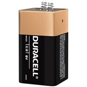 DURACELL COPPERTOP BATTERY ALKALINE MN908 LANTERN SPRING TERMINAL 6 VOLT