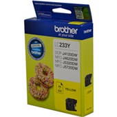 BROTHER LC233Y INK CARTRIDGE YELLOW