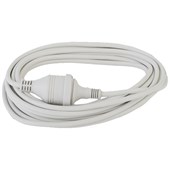 SANSAI POWER CABLE EXTENSION LEAD 5M WHITE