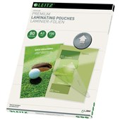 LEITZ ILAM LAMINATING POUCH 80 MICRON A3 CLEAR PACK 100