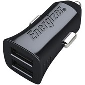 ENERGIZER USB CAR CHARGER DUAL 2 USB PORT BLACK