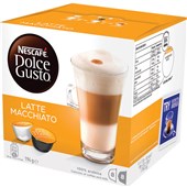 NESCAFE DOLCE GUSTO COFFEE PODS LATTE MACCHIATO PACK 16