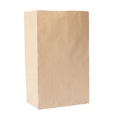 PAPER BAG BLOCK BOTTOM MEDIUM W280 X H325 X D150MM BROWN PACK 250