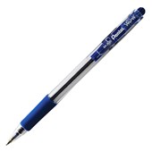 PENTEL WOW RETRACTABLE BALLPOINT PEN 10MM BLUE