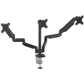 FELLOWES PLATINUM SERIES MONITOR ARM TRIPLE BLACK