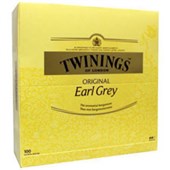 TWININGS TEA BAGS ENVELOPED EARL GREY BOX 100