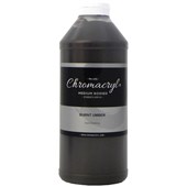 CHROMACRYL STUDENTS ACRYLIC PAINT 1L BURNT UMBER