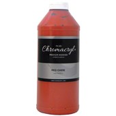 CHROMACRYL STUDENTS ACRYLIC PAINT 1L RED OXIDE