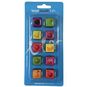 GLASSBOARD MAGNET SUPER STRONG FRUIT ASSORTED PACK 10