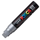 POSCA PC17K PAINT MARKER CHISEL EXTRA BROAD 15MM SILVER