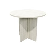 ZEALAND MEETING TABLE ROUND W900 X H725MM COASTAL ELM