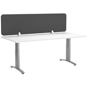 BOYD VISUALS ACOUSTIC DESK SCREEN L1200 X H400MM DARK GREY