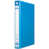 OSC INSERT BINDER A4 2D 25MM BLUE