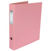 LEDAH RINGBINDER A4 PASTEL PINK