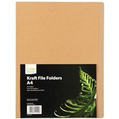 ICON FILE FOLDER A4 KRAFT PACK 10