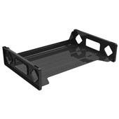 DEFLECTO STACKABLE LETTER TRAY BLACK