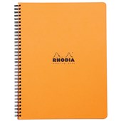 RHODIA MEETING BOOK SPIRAL A4 ORANGE