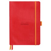 RHODIARAMA GOALBOOK A5 DOTTED POPPY