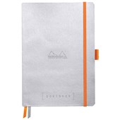 RHODIARAMA GOALBOOK A5 DOTTED SILVER