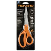 FISKARS SCISSORS 8 INCH ORANGE HANDLE STRAIGHT