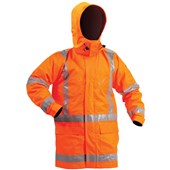 BISON RAINWEAR JACKET 5IN1 COMBO ORANGE LARGE