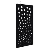 ACCENT SONIC ACOUSTIC HANGING SCREEN H2250 X W1200MM BUBBLE BLACK