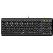 GENIUS Q200 SLIMSTAR MULTIMEDIA WIRED KEYBOARD