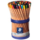 STAEDTLER NATURAL COLOURING PENCIL ASSORTED PACK 108