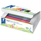 STAEDTLER NON WOOD COLOURING PENCIL ASSORTED CLASS PACK 144