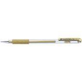 PENTEL K118 HYBRID GEL INK PEN 08MM GOLD