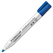 STAEDTLER 351 LUMOCOLOR WHITEBOARD MARKER BULLET BLUE