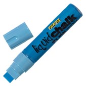 TEXTA LIQUID CHALK MARKER JUMBO DRY WIPE CHISEL 150MM BLUE