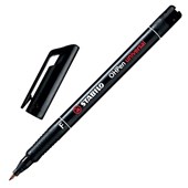 STABILO OHPEN 842 PERMANENT MARKER BULLET 07MM BLACK