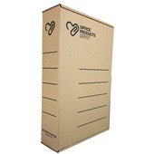 OPD STORAGE BOX FOOLSCAP W260 X H390 X D80MM KRAFT