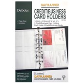 DEBDEN DAYPLANNER DESK EDITION REFILL CARD HOLDER PACK 3