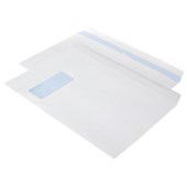 CROXLEY ENVELOPE WINDOW SELF SEAL 100GSM C4 E31 W324 X L229MM WHITE BOX 250