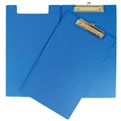 OFFICE SUPPLY CO CLIPBOARD DOUBLE PVC FOOLSCAP BLUE