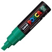 POSCA PC8K PAINT MARKER CHISEL BROAD 8MM GREEN