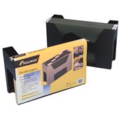 FELLOWES ACCENTS DESKTOPPER WITH FILES AND TABS BLACK