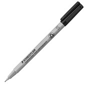 STAEDTLER 311 LUMOCOLOR NONPERMANENT MARKER SUPERFINE 04MM BLACK