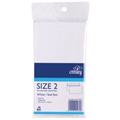 CROXLEY ENVELOPE PLAIN PEEL AND SEAL SIZE 2 9S E13 W92 X L162MM WHITE PACK 20