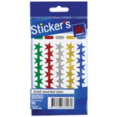 AVERY 932352 MERIT STAR STICKERS 14MM ASSORTED PACK 90