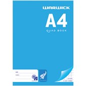 WARWICK EXERCISE BOOK 8MM QUAD A4 32 LEAF