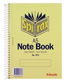 SPIRAX 571 NOTEBOOK 7MM RULED SPIRAL BOUND SIDE OPEN 300 PAGE A5