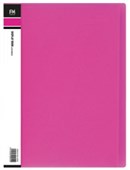 FM VIVID DISPLAY BOOK 20 POCKET A4 SHOCKING PINK