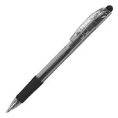 PENTEL WOW RETRACTABLE BALLPOINT PEN 07MM BLACK